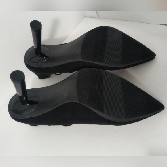 New Wild Pair Black Fancy Heels / Size 9 - Picture 3 of 6